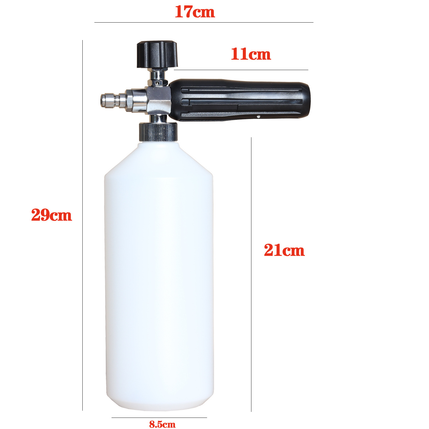 high pressure portable foam sprayer hose nozzle water spray gun with soap dispenser