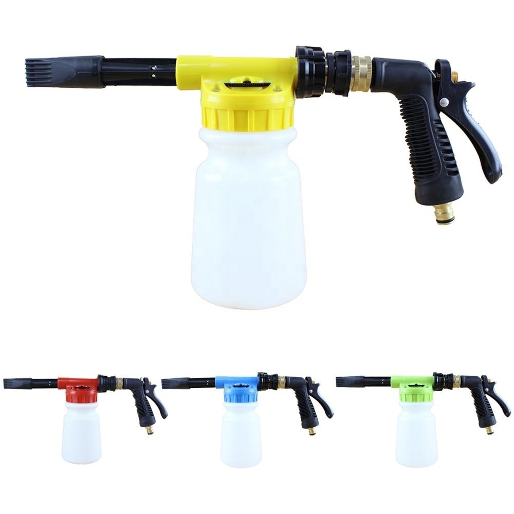 car snow foam gun/car cleaning foam spray gun/high pressure car wash lance