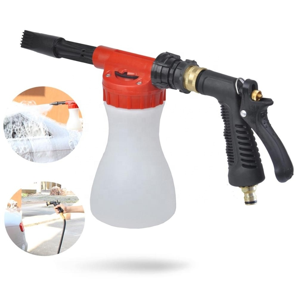 high pressure  car wash  garden hose  adjustable  nozzle foam  gun