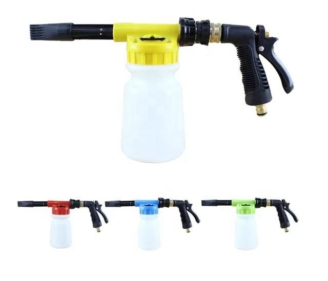 Economical Type Car Wash Foam Sprayer Full Plastic Foam Gun Car Cleaning Garden Hose Snow Foam Lance Water and Soap Mixer Cannon