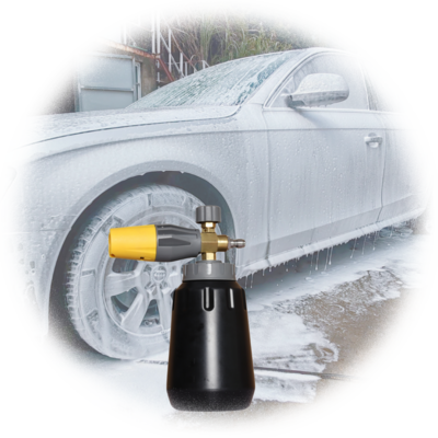 Pressure Washer- Foam Lance with 1L Bottle Power Car Detailing Wash Spray Gun Snow Soap Blaster Car Wash Foam Pot