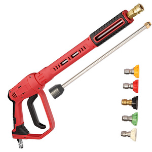 high pressure washer gun 4000psi with extension wand  car wash water gun