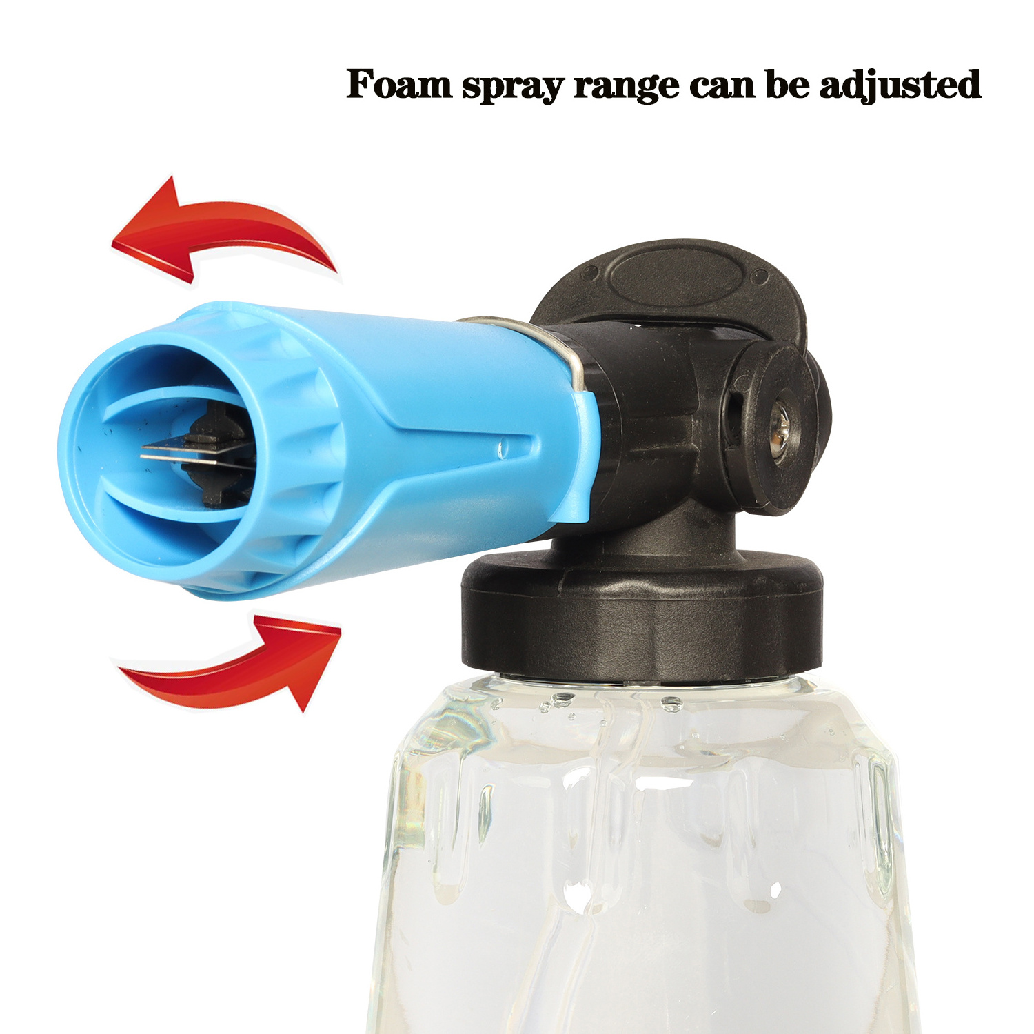 soap sprayer car wash hand foaming foam clear  cannon injector spray hose bottle