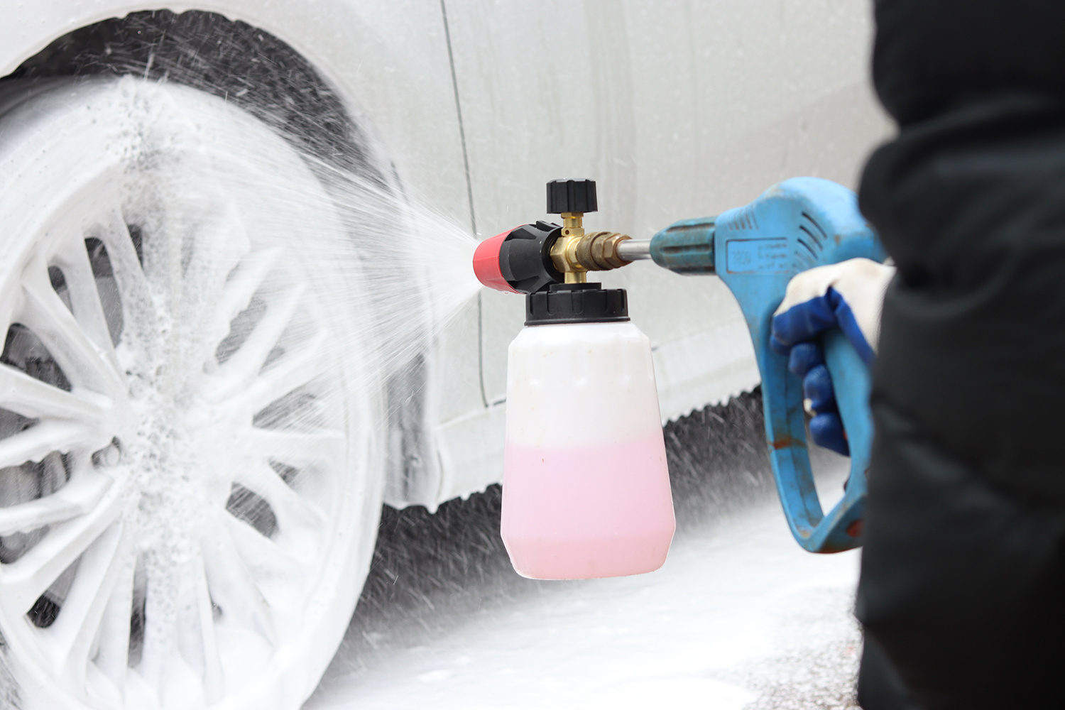 car wash equipment car detailing pressurized water gun foam sprayer car wash snow foam lance