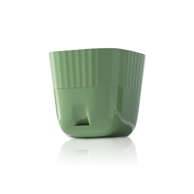 Nordic style integrated molding, simple and lightweight plastic flowerpot