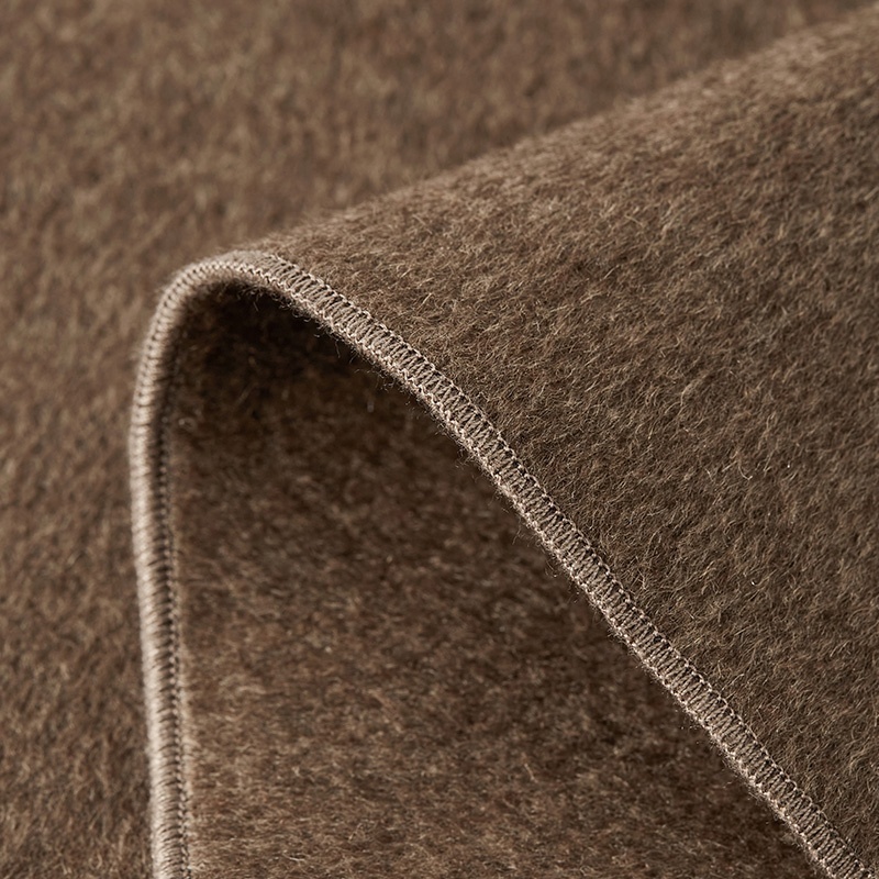 High quality spot 30% Cashmere 38%Yark hair 32%Camel hair fabric Double-sided pure cashmere fabric for clothing