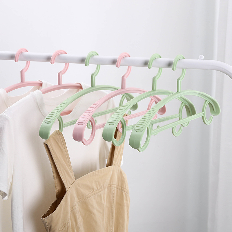 Multifunctional Travel Home Kid Adult Anti Slip Clothing Drying Rack Folding Plastic Underwear Socks slim plastic hangers