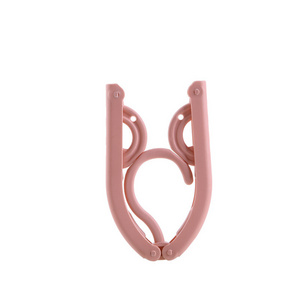 China factory wholesale portable plastic hanger plastic customized clothes hanger doll coat hangers