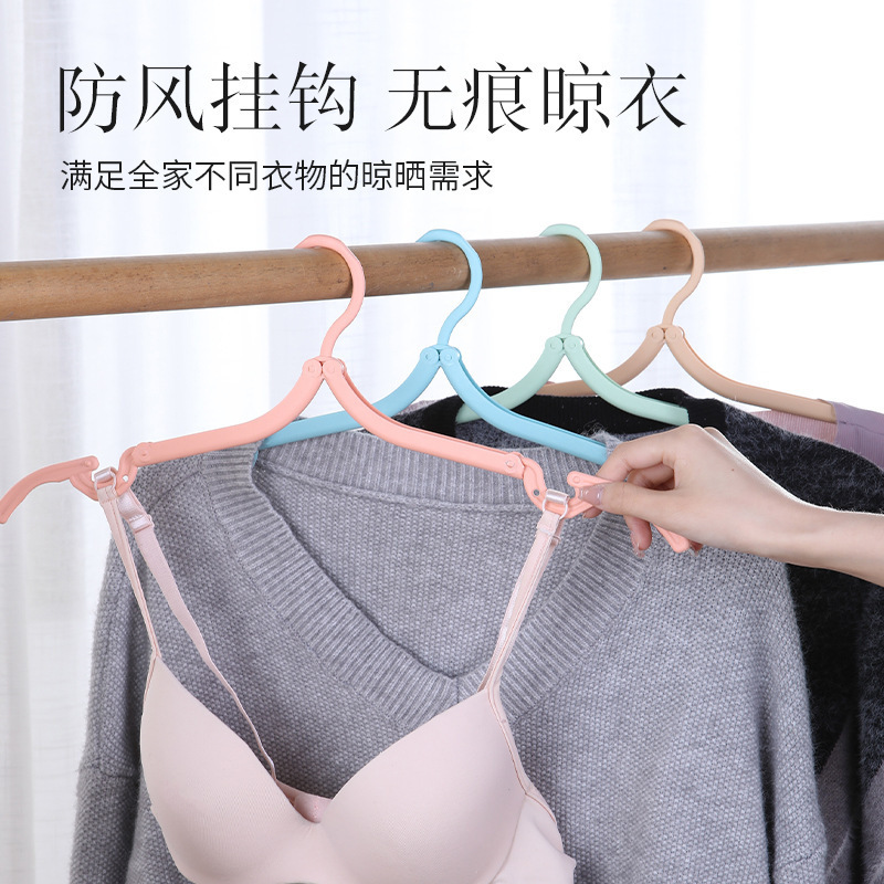 China factory wholesale portable plastic hanger plastic customized clothes hanger doll coat hangers