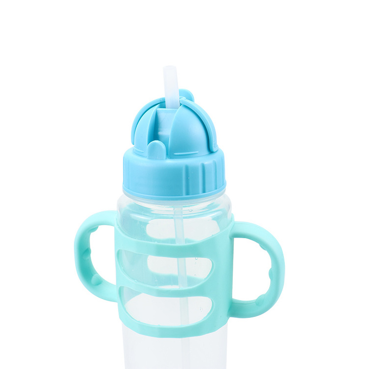 Baby Bottle Handle Silicone Wide Neck Baby Bottle Holder Soft Baby Feeding Bottle Handle