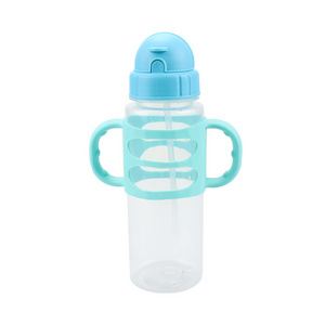 Baby Bottle Handle Silicone Wide Neck Baby Bottle Holder Soft Baby Feeding Bottle Handle