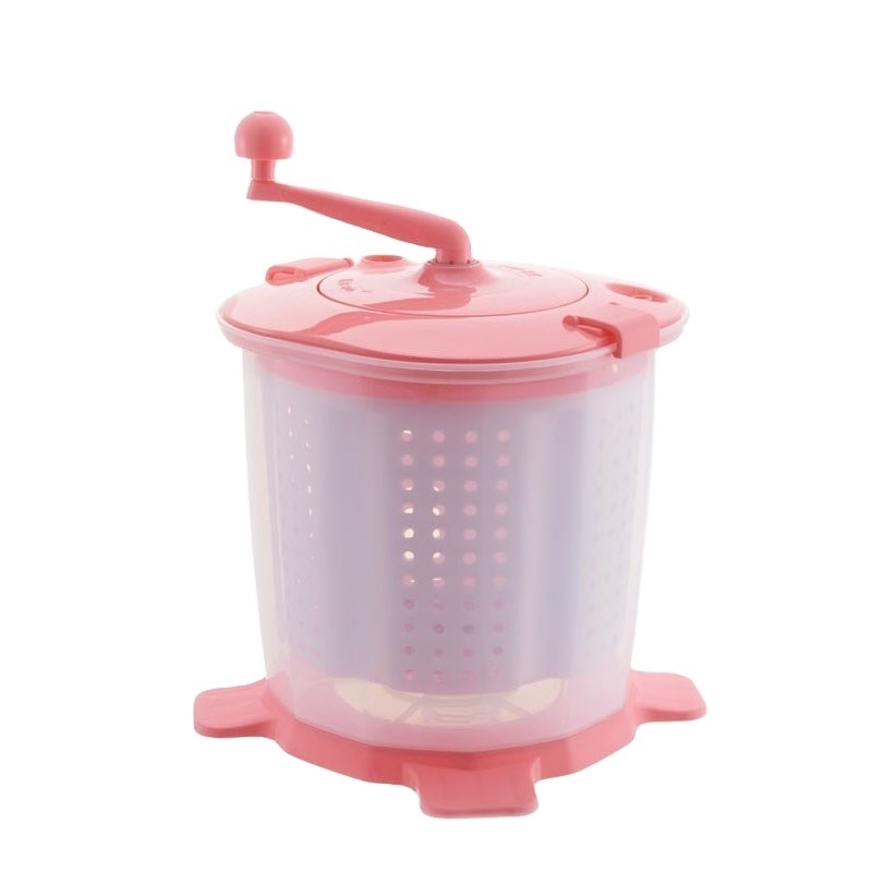 Portable Hand Cranked Manual Clothes Non-Electric Washing Machine and Spin Dryer