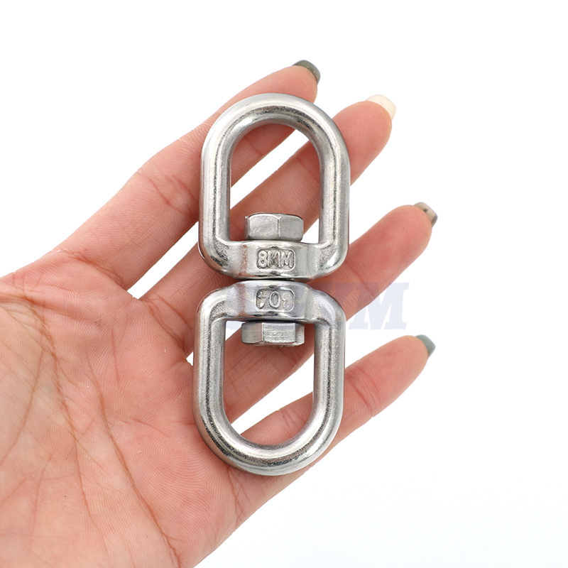 360 Rotation Swivel Hook 8mm Hammock Chair Swing 304 Stainless Steel Hanging Seat Accessories Indoor