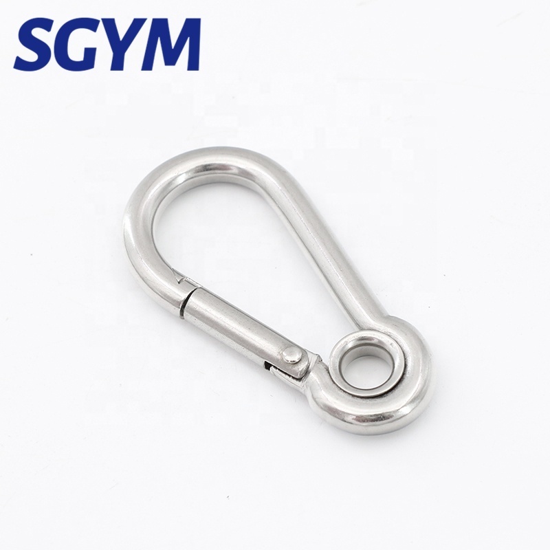 High Quality Stainless Steel 304/316 Snap Hooks DIN5299C Spring Hook Carabiner