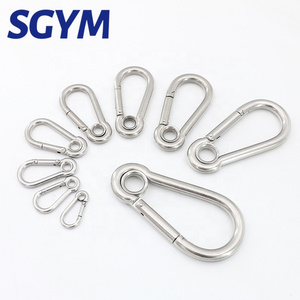 High Quality Stainless Steel 304/316 Snap Hooks DIN5299C Spring Hook Carabiner