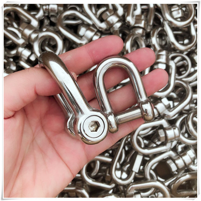 Hexagon Socket Head Pin Dee Shackle Stainless Steel 316 Marine Rigging Hardware M6/M8/10/M16