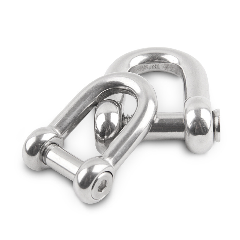 Hexagon Socket Head Pin Dee Shackle Stainless Steel 316 Marine Rigging Hardware M6/M8/10/M16