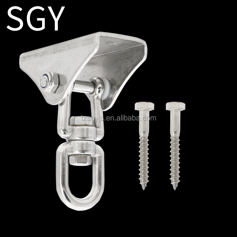 Heavy Duty 304 Stainless Steel Yoga Hammock Chair Sandbag Swing Ceiling Hanging Bracket Hooks