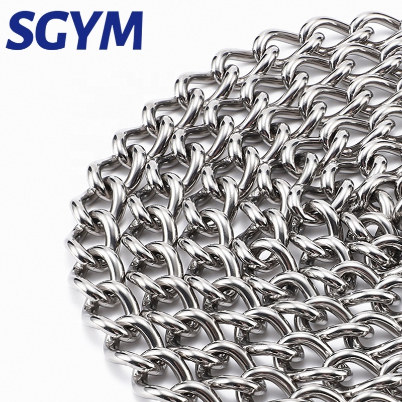 Heavy Duty Hanging Chair Chain 304 Stainless  steel short twisted Dog Link Load Link Lifting Chain