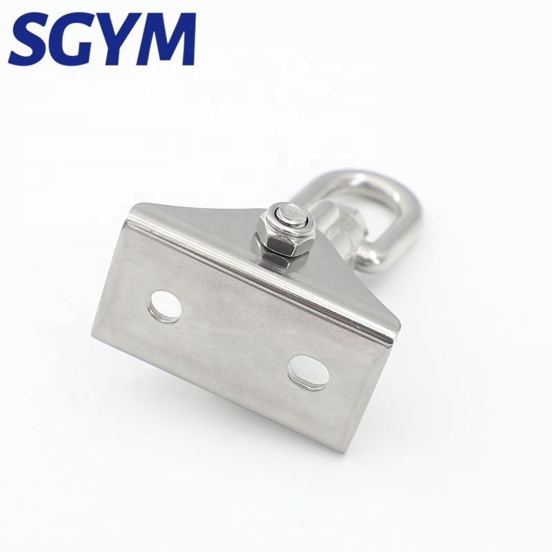 Heavy Duty Ceiling swing hanger hook 2 Wood screw 2 expansion screw Load bearing rotary hook For Factory Direct Sales