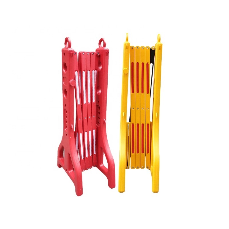 Plastic Road Control Isolation Barricade Retractable Road Portable Folding Safety Barrier Traffic Portable Fence