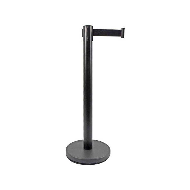 Hotel portable bank and public line up queue stainless steel isolation column up stand