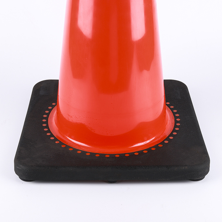 750mm  29.5 inches European Black Base  Road Safety PVC Traffic Cone