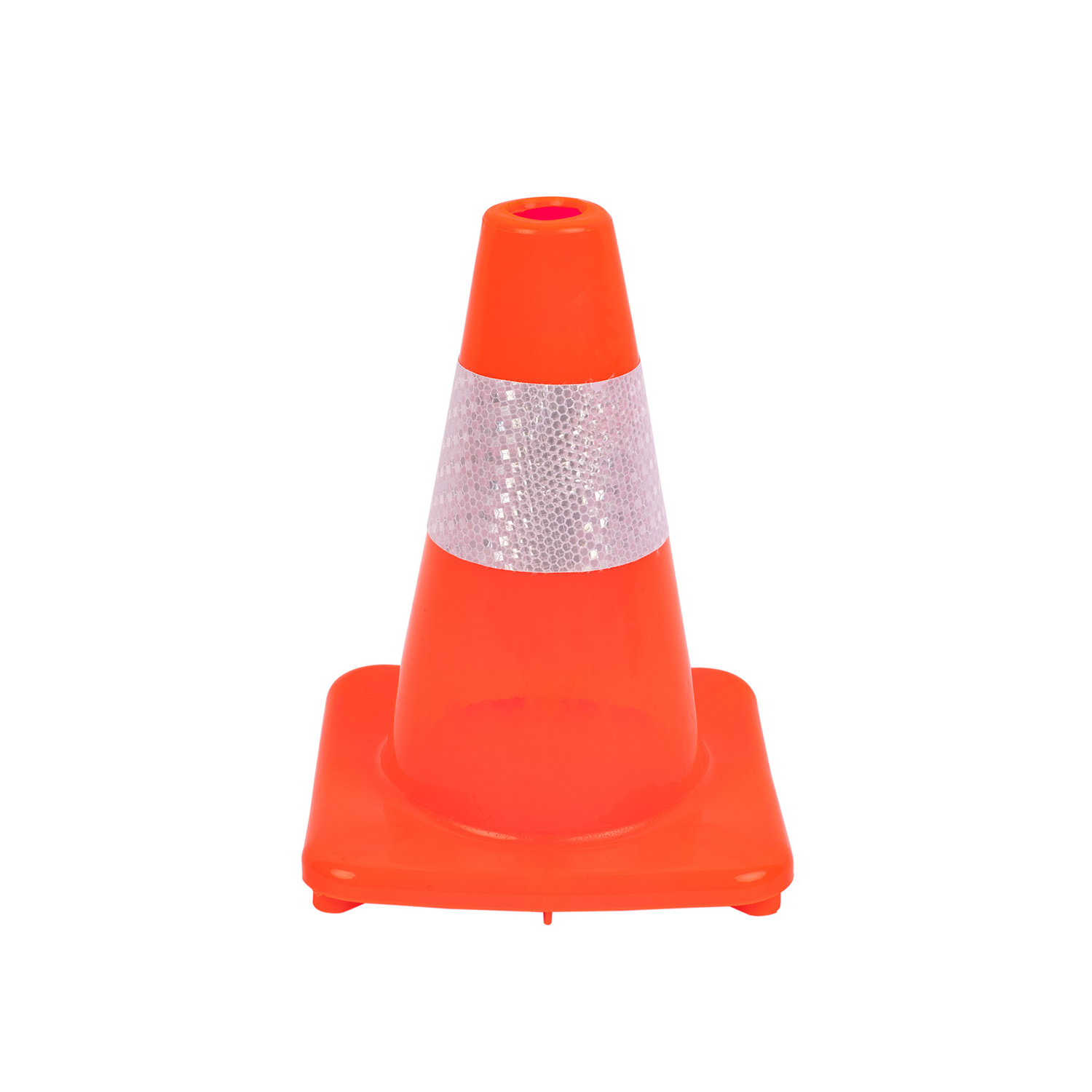 12 inches 30cm Traffic Safety Cones  with Reflective Collars, Durable PVC Orange Construction Cones for Home Road Parking Use