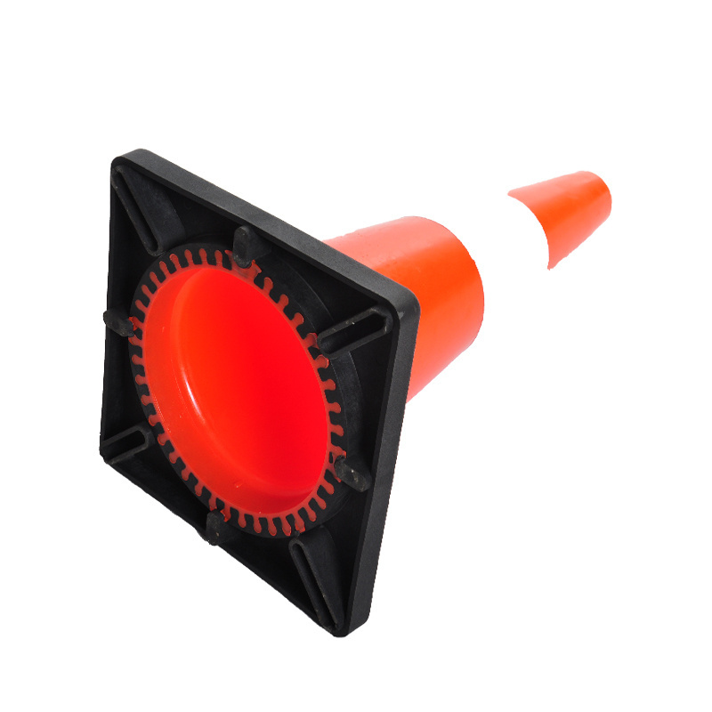 750mm  29.5 inches European Black Base  Road Safety PVC Traffic Cone