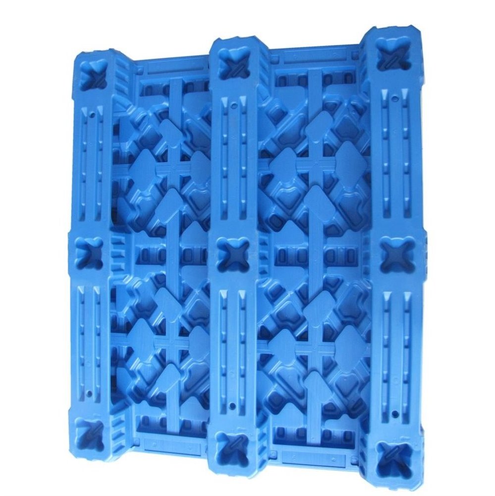 heavy duty plastic pallets for food grade 1200*1000*160 mm single faced plastic pallets