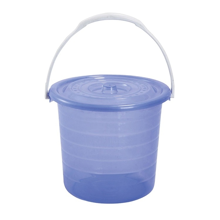 Colorful Wash Pail 5 Gallon Bucket Household Cleaning Tools & Accessories Transparent with Lid Plastic Household 20 Liter 16-20L