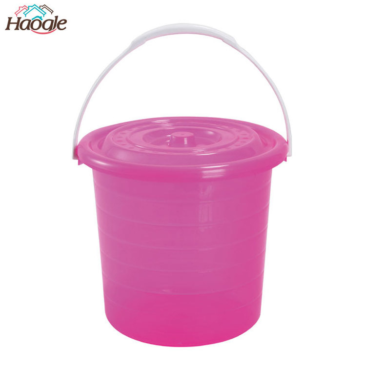 Colorful Wash Pail 5 Gallon Bucket Household Cleaning Tools & Accessories Transparent with Lid Plastic Household 20 Liter 16-20L