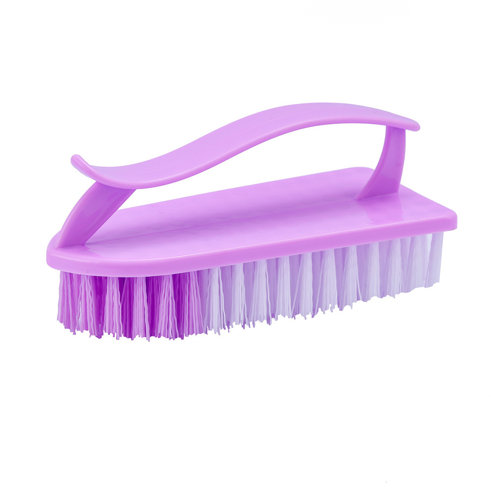 Sustainable Eco-Design Clothes Cleaning Brushes Caddy Hand-Style Carpet Cleaning Brush with Liquid Detergent Shoe Brush Support