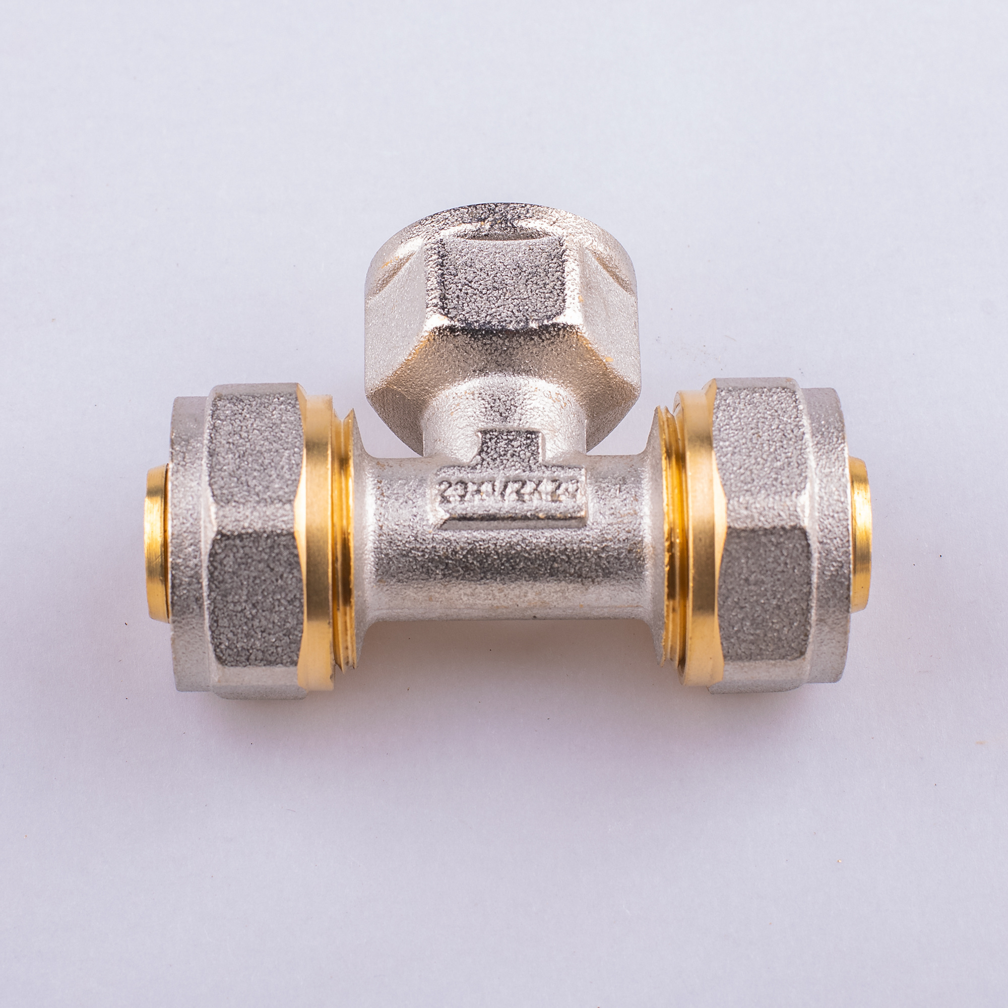 Pex Al Pex Pipe Brass Fittings Aluminium Plastic Pipe Tube Connector Brass Compression Hose Fitting FEMALE TEE