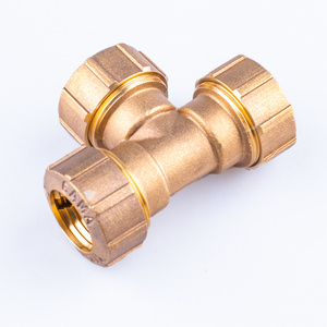 Brass Spain Pex Fitting Brass Compression Pipe Fitting Brass Pex Fitting Spain Style Wall-Plate Elbow