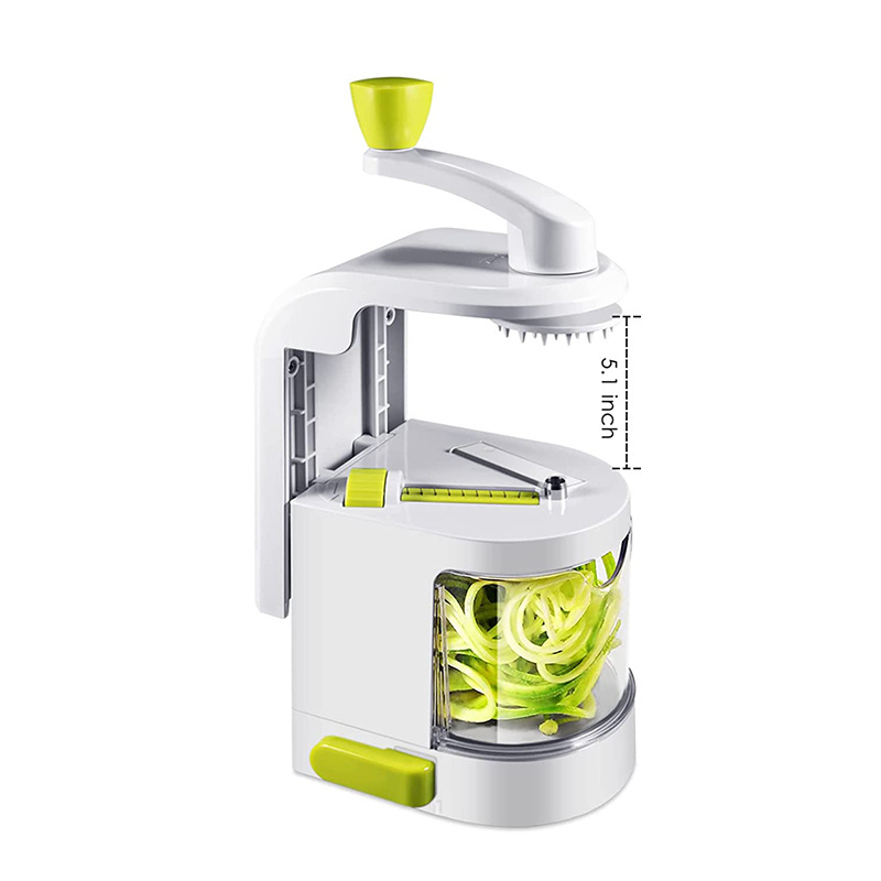 Amazo Products hot selling multifunction Plastic Spiral Vegetable Slicer cutter/Plastic spiral