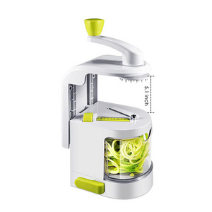 Amazo Products hot selling multifunction Plastic Spiral Vegetable Slicer cutter/Plastic spiral