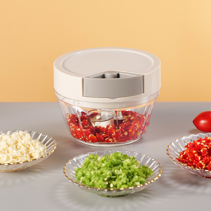 High Quality Hand Pulled String Manual Food Chopper For Garlic Onions Vegetables Fruits & Nuts-Veggie Slicer & Cutter