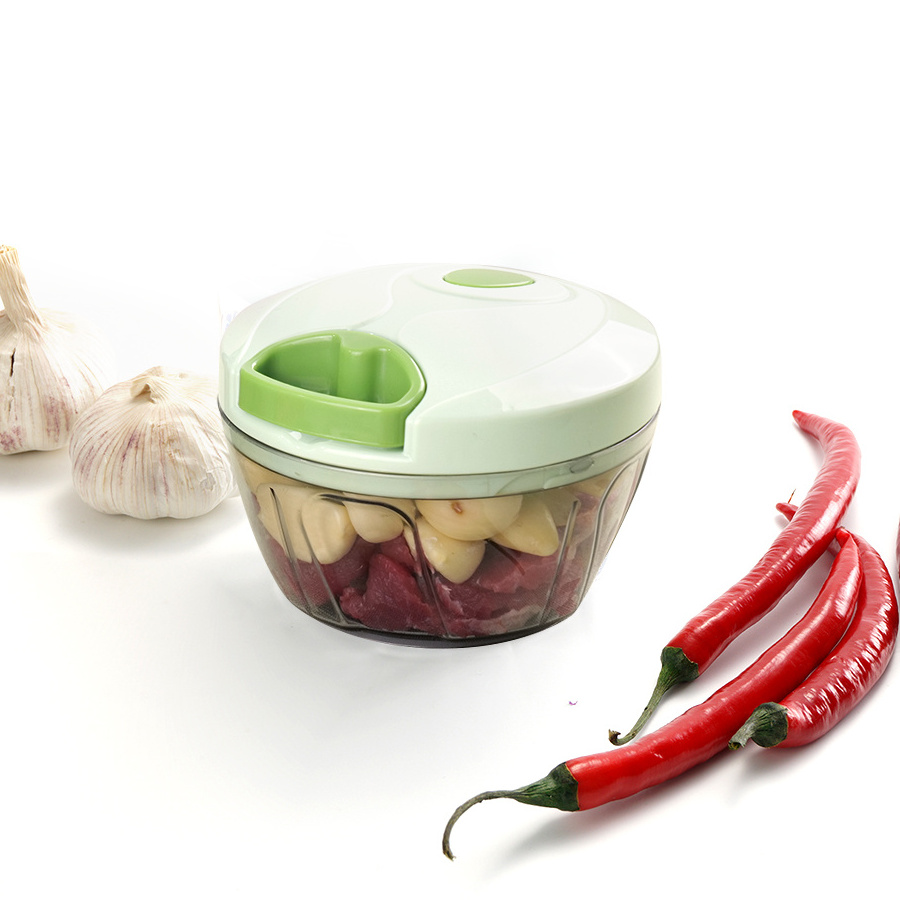 Kitchen Accessories Blender Garlic Cutter Mini Manual Vegetable Fruit Garlic Ginger Onion Meat Shredder Hand Pull Chopper