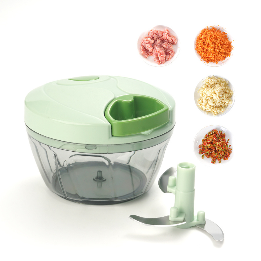 Kitchen Accessories Blender Garlic Cutter Mini Manual Vegetable Fruit Garlic Ginger Onion Meat Shredder Hand Pull Chopper