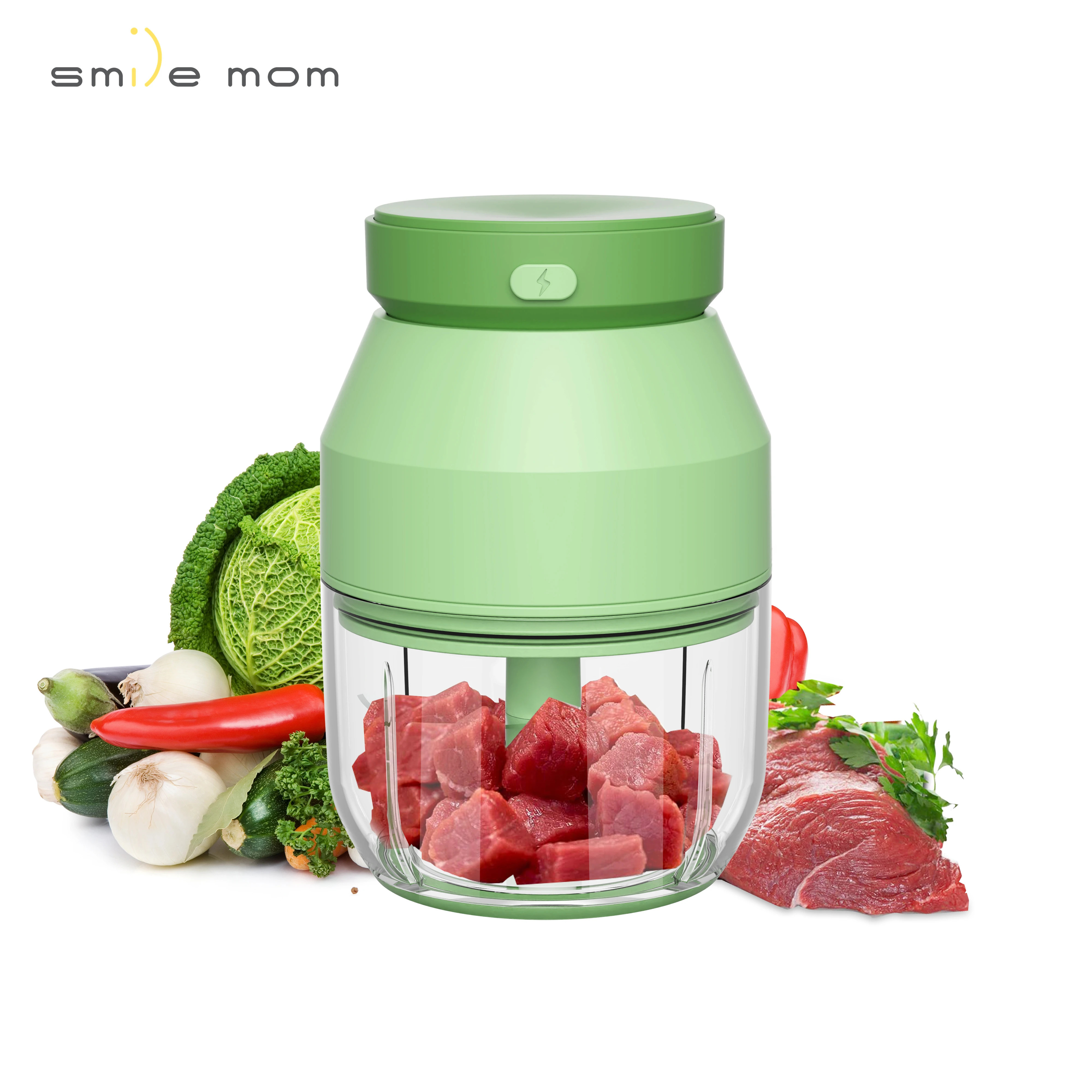 Factory Price Portable Mini Usb Charging Wireless Electric Food Chopper Meat Grinder Rechargeable Vegetable Onion Garlic Chopper