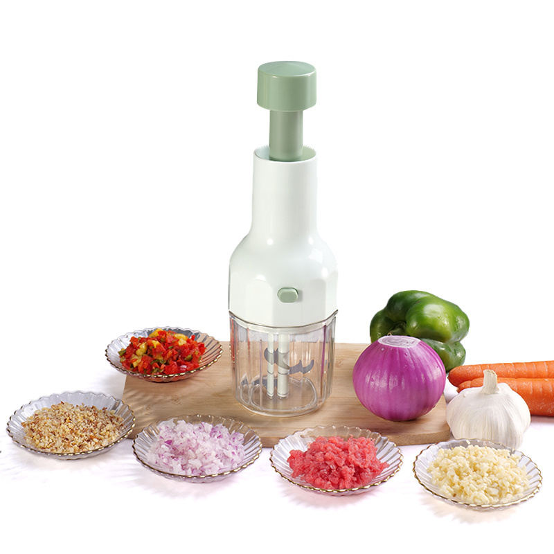 Kitchen gadget restaurant mini manual press garlic vegetable chopper machine onion chopper cutter