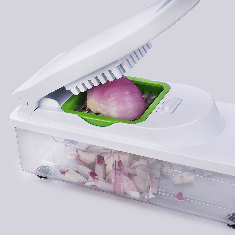 Smile mom Super Multifunction Garlic Mandolin Manual Slicer Grater Dicer with Box