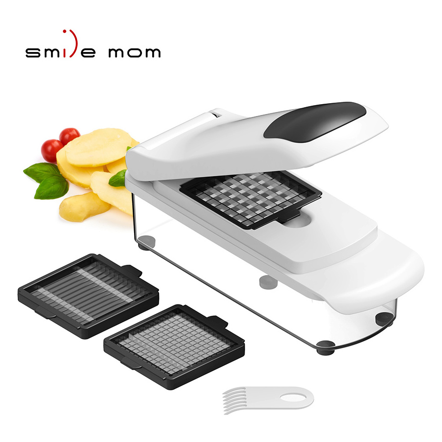 Multifunctional Potato Onion Salad Vegetable Chopper Container Press New PP Veggie Slicer Dicer Peeler Cutter Grater Fruit