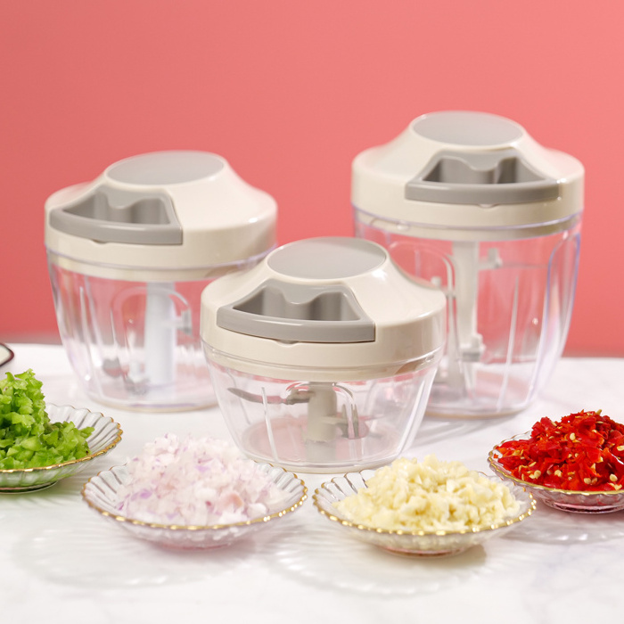 Portable Manual Food Chopper Processor Vegetable Slicer Chopper Potato Cutter Grinder