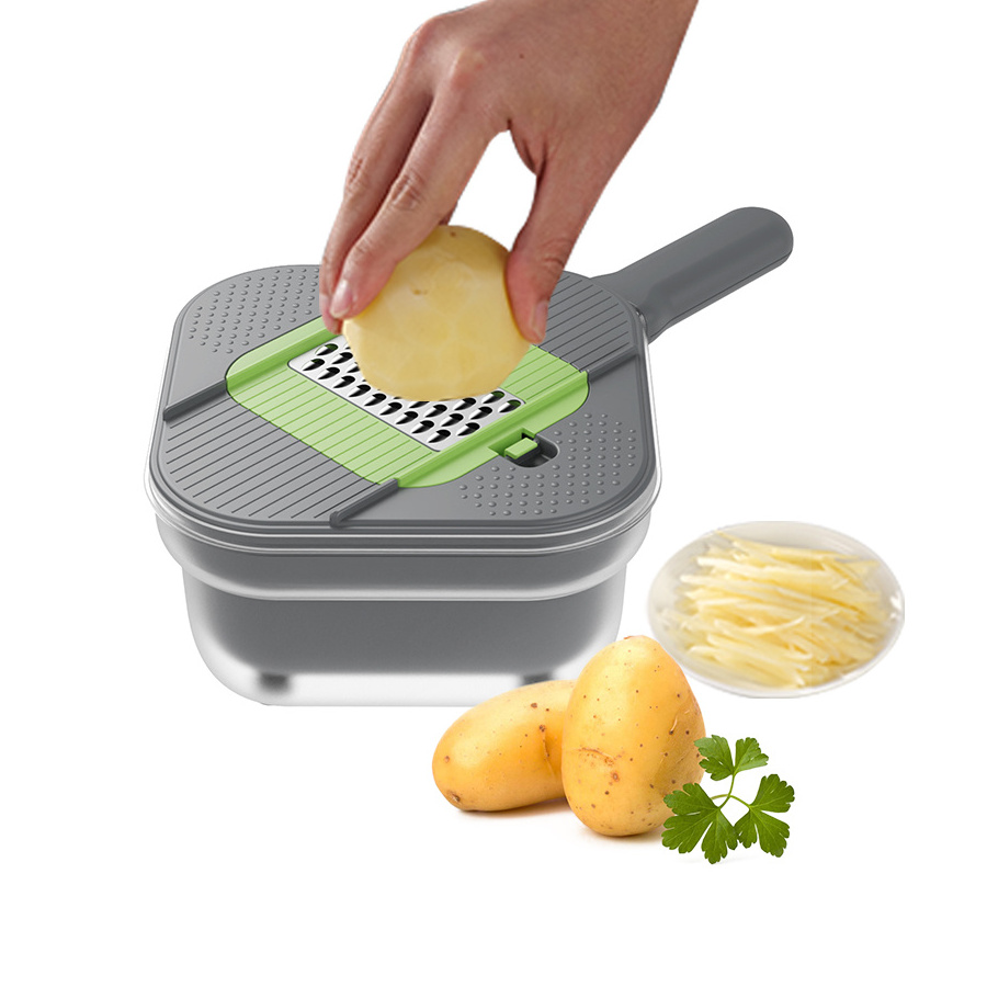 Multifunctional Kitchen gadget Onion Dicer Food Slicer Potatoes Peeler Julienne Cutter Vegetable Chopper