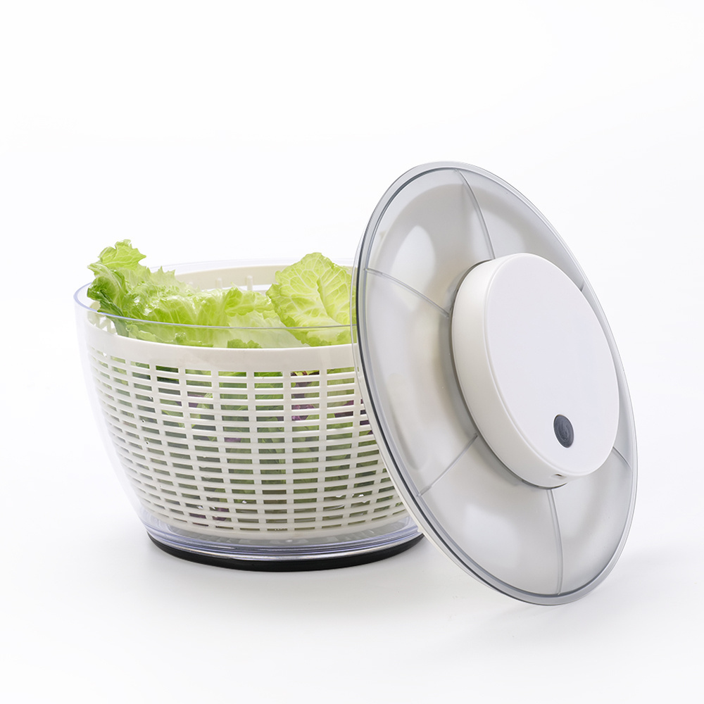 BPA Free Large Salad Spinner Fruits & Vegetables Dryer Drain Lettuce Washer Dryer Drainer Plastic Strainer Fruit Vegetable Tools