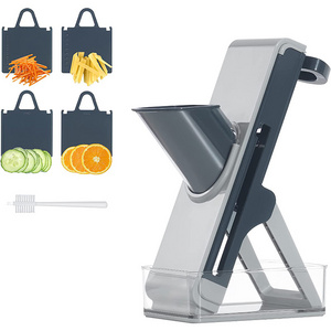 Amazo Top Seller Kitchen 4 in 1 Fruit Veget Tools Mandoline Slicer Vegetable Cutter