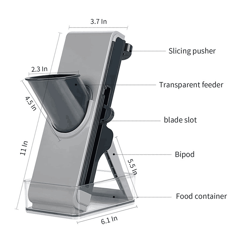 Manual Mandoline Slicer Vegetable Cutter Julienne Grater Slicer for Kitchen