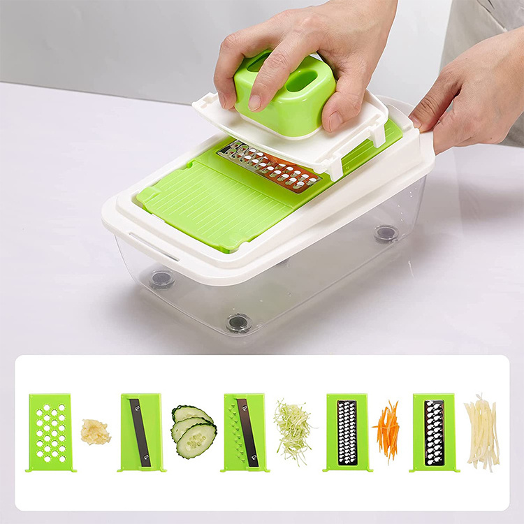 kitchen accessory 11 in 1 food slicer vegetable cutter